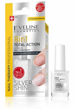 EVELINE Nail Therapy Total Aktion 8 in 1 Conditioner mit Silver Partikeln, 12 ml